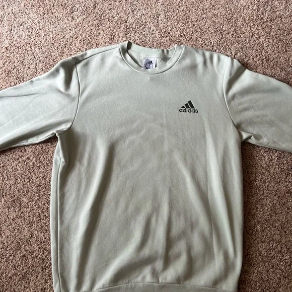 Adidas Men's Green Sweater - Picture 1 of 3
